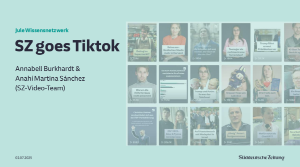 SZ auf TikTok Präsentation Titel