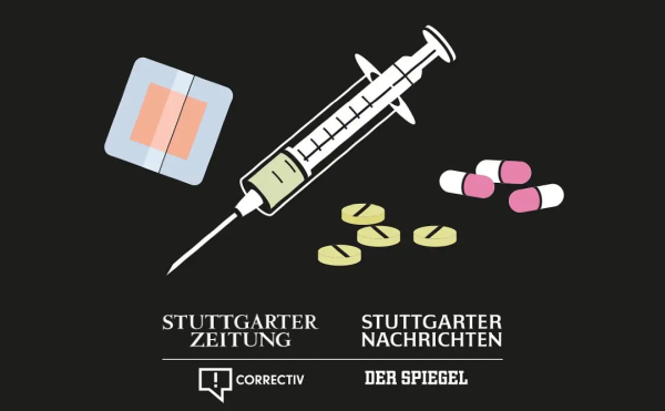 Drogen-Recherche Stuttgarter Zeitung und Nachrichten mit Partnern Grafik Yann Lange