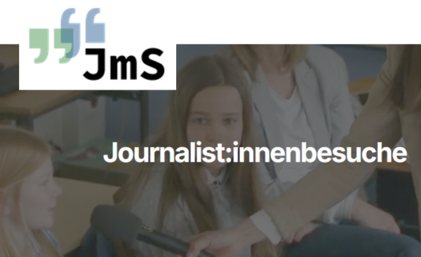 JmS betreibt Matching-Plattform für Schulbesuche von Journalist*innen